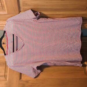 Croft & Barrow Sparkling Red & White Classic Tee short sleeve t-shirt